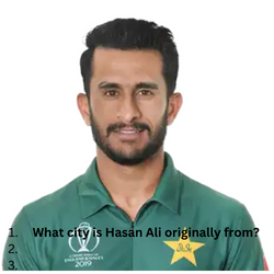 What city is Hasan Ali originally from?