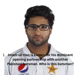Imam-ul-Haq is known for his dominant opening partnership with another Pakistani batsman. Who is this batsman?