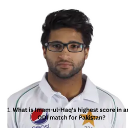 What is Imam-ul-Haq's highest score in an ODI match for Pakistan?
