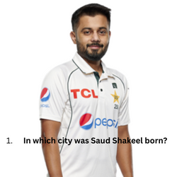 In which city was Saud Shakeel born?