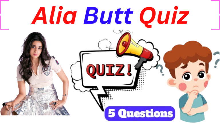 Alia Bhatt 5 Questions Quiz