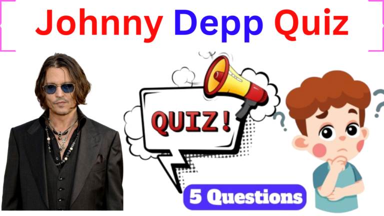 Johnny Depp 5 Questions Quiz