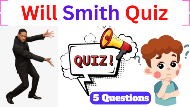 Will Smith 5 Questions Quiz