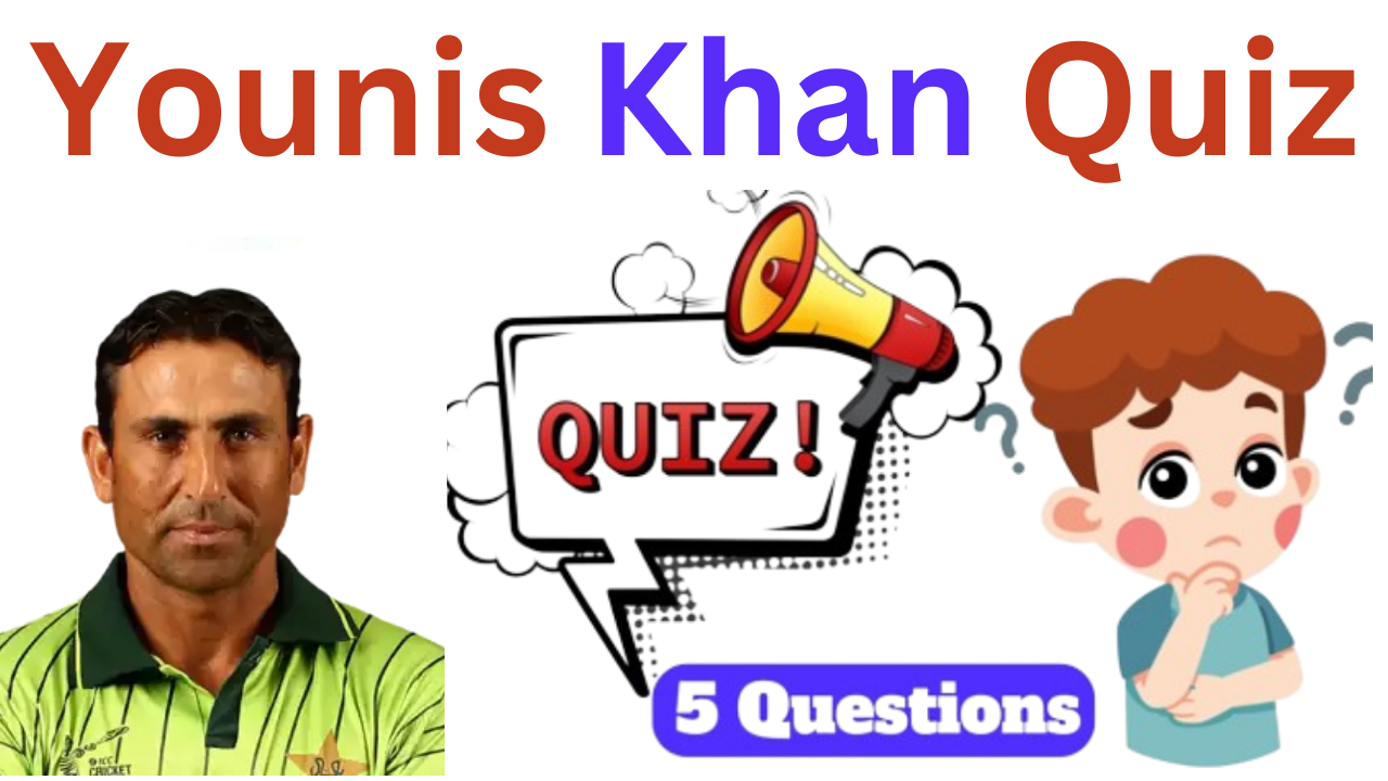 Younis Khan 5 Questions Quiz